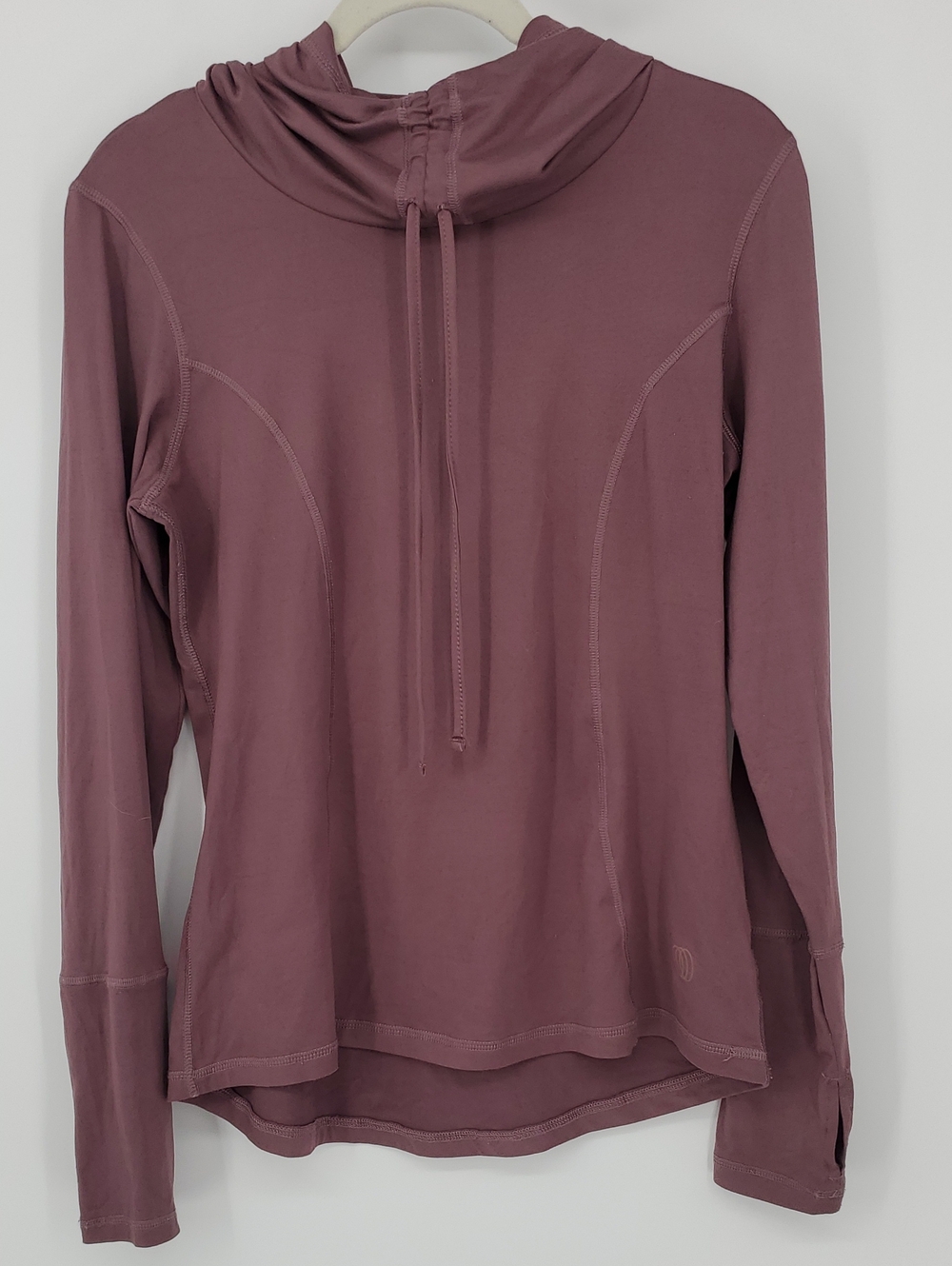 Balance Collection Womens  Long-Sleeve Hooded Top in Mauve